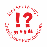 Punctuation Stamps